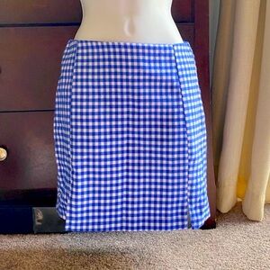 Plaid Mini Skirt NWT